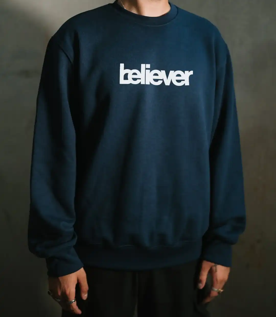 Believer Church branded sweatshirt
